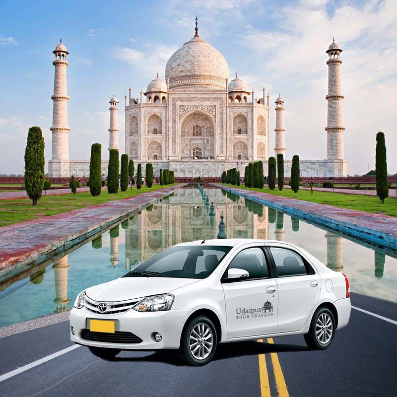 Udaipur to Agra Taxi